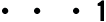 ・・ ・1